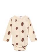 Tnsbryan L_S Rib Body Pitkähihainen Body Cream The New