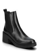 Booties - Flat - With Elastic Shoes Boots Ankle Boots Ankle Boots Flat...
