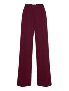 Cmtailor-Pants Bottoms Trousers Wide Leg Burgundy Copenhagen Muse