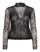 Cmlea-Blouse Tops T-shirts & Tops Long-sleeved Black Copenhagen Muse