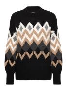 Barbour Cecelia Knitted Jumper Tops Knitwear Jumpers Black Barbour
