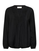 Blouse Tops T-shirts & Tops Long-sleeved Black FREE/QUENT