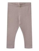 Rib Leggings Maddy Bottoms Leggings Grey Wheat