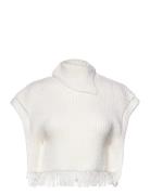 Cape Tops Knitwear Cardigans White United Colors Of Benetton