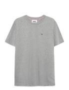 Tjm Xslim Jersey Tee Tops T-shirts Short-sleeved Grey Tommy Jeans