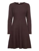 Kamalina Knit Dress Lyhyt Mekko Brown Kaffe
