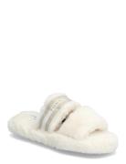 Hilfiger Fur Slipper Aamutossut Tohvelit Cream Tommy Hilfiger