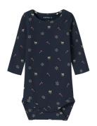 Nbnroko M Body Box Bodies Long-sleeved Navy Name It