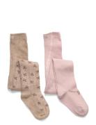 Stockings W. Pattern Sukkahousut Multi/patterned Minymo