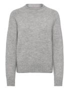 C_Fesperanasy Tops Knitwear Jumpers Grey BOSS