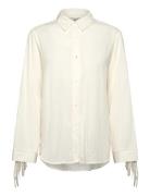 Angeline Shirt Tops Shirts Long-sleeved White A-View