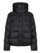 Whistler Short Puffer Wmn Topattu Pitkä Takki Black G-Star
