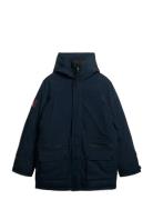 City Padded Parka Jacket Parka Takki Navy Superdry