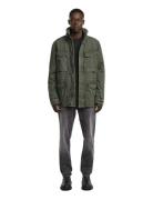 Rovic Padded Field Jkt Vuorillinen Takki Topattu Takki Green G-Star