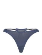 Dipped String Thong Stringit Alusvaatteet Navy Calvin Klein