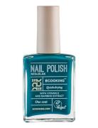 Nail Polish 16 - Petrol Kynsilakka Meikki Blue ECOOKING
