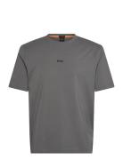 Tchup Tops T-shirts Short-sleeved Grey BOSS