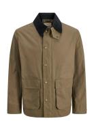 Jprbluclint Waxed Jacket Ohut Takki Khaki Green Jack & J S