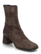 Booties Shoes Boots Ankle Boots Ankle Boots With Heel Brown Billi Bi