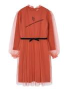 Tulle Tortoise Kid Midi Dress Red Dresses & Skirts Dresses Casual Dres...