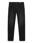 Anbass Trousers Slim C-Stretch Bottoms Jeans Slim Black Replay