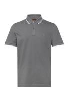 Passertip Tops Polos Short-sleeved Grey BOSS