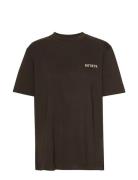 Jersey Over D T-Shirt Tops T-shirts & Tops Short-sleeved Brown ROTATE ...