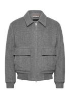 H-Charly-254 Tops Overshirts Grey BOSS