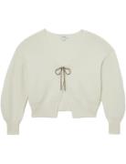 Beau Tops Knitwear Cardigans Cream Reiss