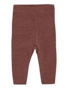 Leggings - Knitted Bottoms Leggings Burgundy CeLaVi