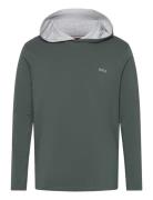 Mix&Match Ls-Shirt H Tops Sweat-shirts & Hoodies Hoodies Green BOSS