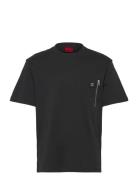 Dargentee Tops T-shirts Long-sleeved Black HUGO