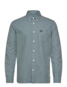 Oxford Shirt Tops Shirts Casual Blue Fred Perry