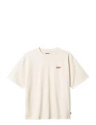 Wbbaine Soya Tee Tops T-shirts Short-sleeved Cream Woodbird