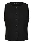 Suit Waistcoat With Buttons Vests Knitted Vests Black Mango
