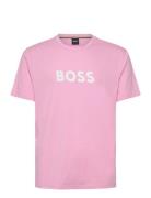 T-Shirt Rn Tops T-shirts Short-sleeved Pink BOSS