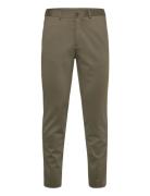 Superflex Pants Bottoms Trousers Formal Khaki Green Lindbergh