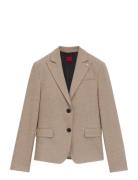 Anoria Blazers Single Breasted Blazers Beige HUGO