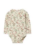 Jersey Long Sleeve Body Pitkähihainen Body Cream Garbo&Friends