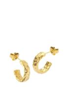 Zoe - Creoles Gold-Plated Accessories Jewellery Earrings Hoops Gold Si...