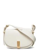 Polo Id Leather Saddle Bag Bags Crossbody Bags White Polo Ralph Lauren