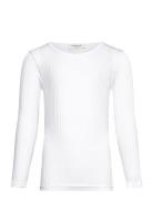 Rkbaku Ls T-Shirt Tops T-shirts Long-sleeved T-shirts White Rosemunde ...
