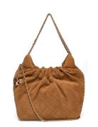 Fleming Suede Mini Hobo Bag Bags Top Handle Bags Brown Tory Burch