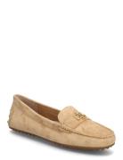Barnsbury Suede Loafer Loaferit Matalat Kengät Beige Lauren Ralph Laur...