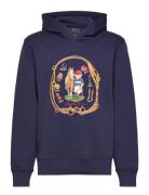 Polo Bear Fleece Hoodie Tops Sweat-shirts & Hoodies Hoodies Navy Ralph...