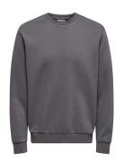 Onsceres Crew Neck Noos Tops Sweat-shirts & Hoodies Sweat-shirts Grey ...