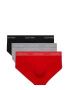 Hip Brief 3Pk Y-sepalus Briefs Alushousut Black Calvin Klein