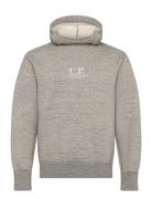 Logo Embroidered Cotton Hoodie Tops Sweat-shirts & Hoodies Hoodies Gre...