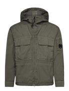 Taylon P Hooded Overshirt Ohut Takki Khaki Green C.P. Company