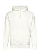 Logo Embroidered Fleece Hoodie Tops Sweat-shirts & Hoodies Hoodies Cre...